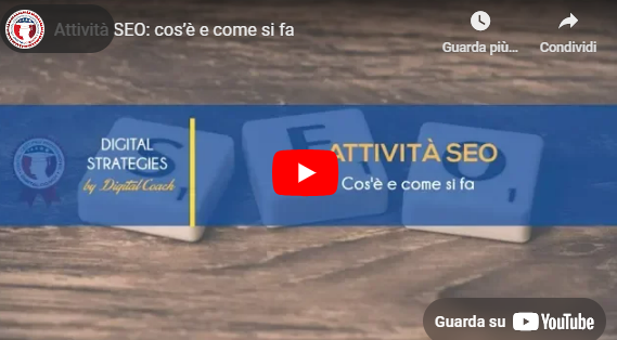 Digital Coach: Attività SEO, cos'è e come si fa